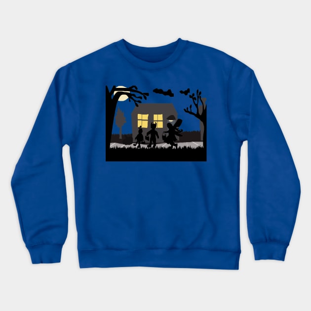 Trick Or Treat Crewneck Sweatshirt by Bluedaisy66